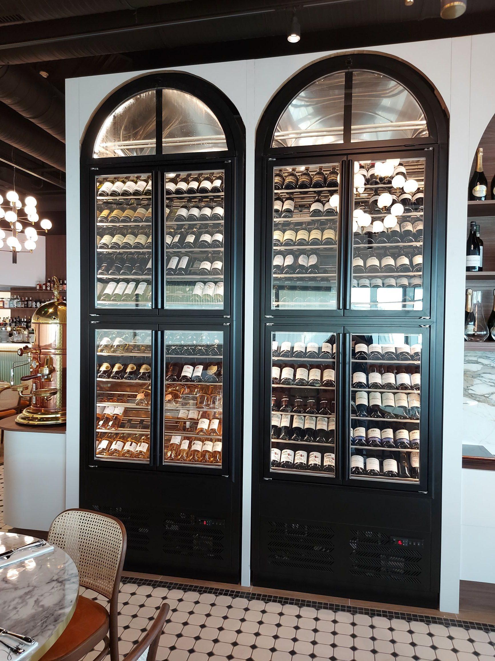 Cave à vin réfrigérée sur mesure au meilleur prix meublinox