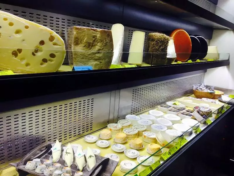 vitrine à fromage